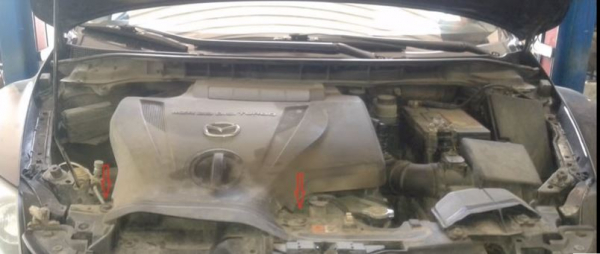 Как заменить радиатор кондиционера в Mazda CX7 своими руками