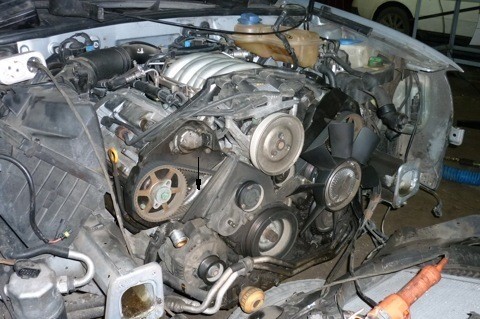 Замена термостата на Audi A6 C5 - пошаговые инструкции.