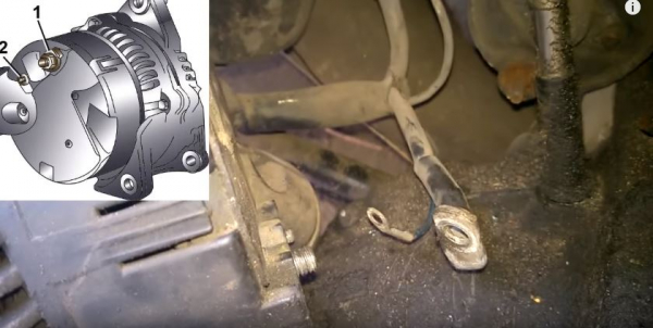 Как заменить ремень и щетки генератора на автомобиле Audi A6